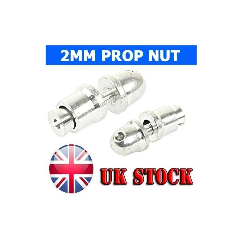 2mm Prop Nut Adaptor (Silver)