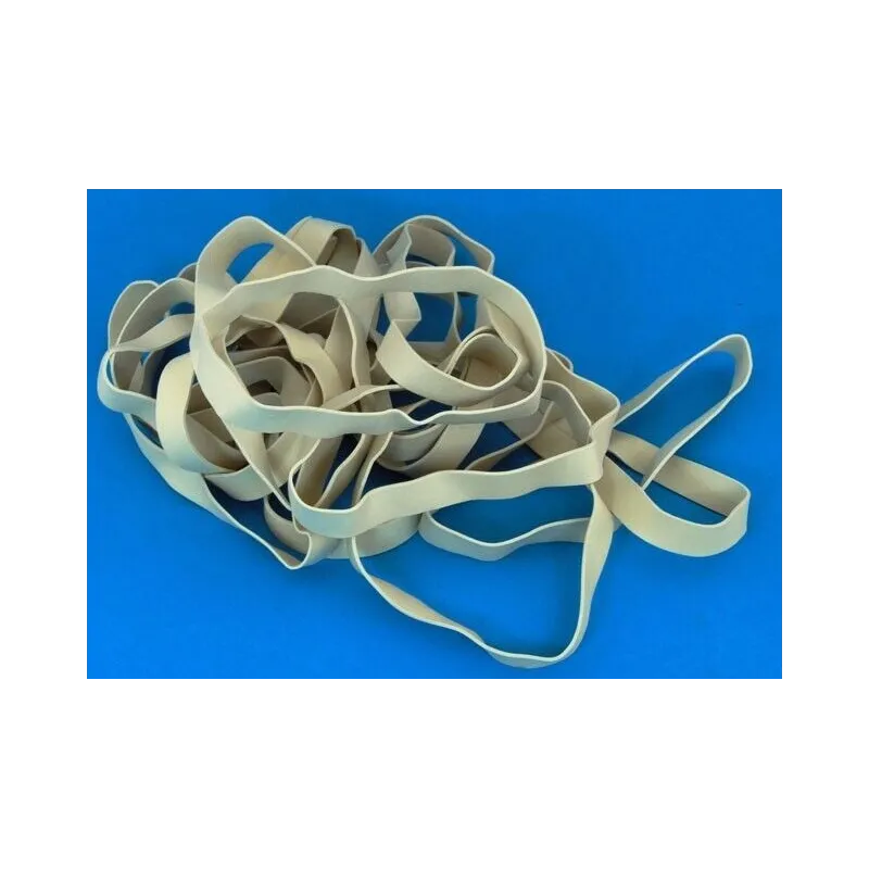 5" White Rubber Wing Bands Width 10mm