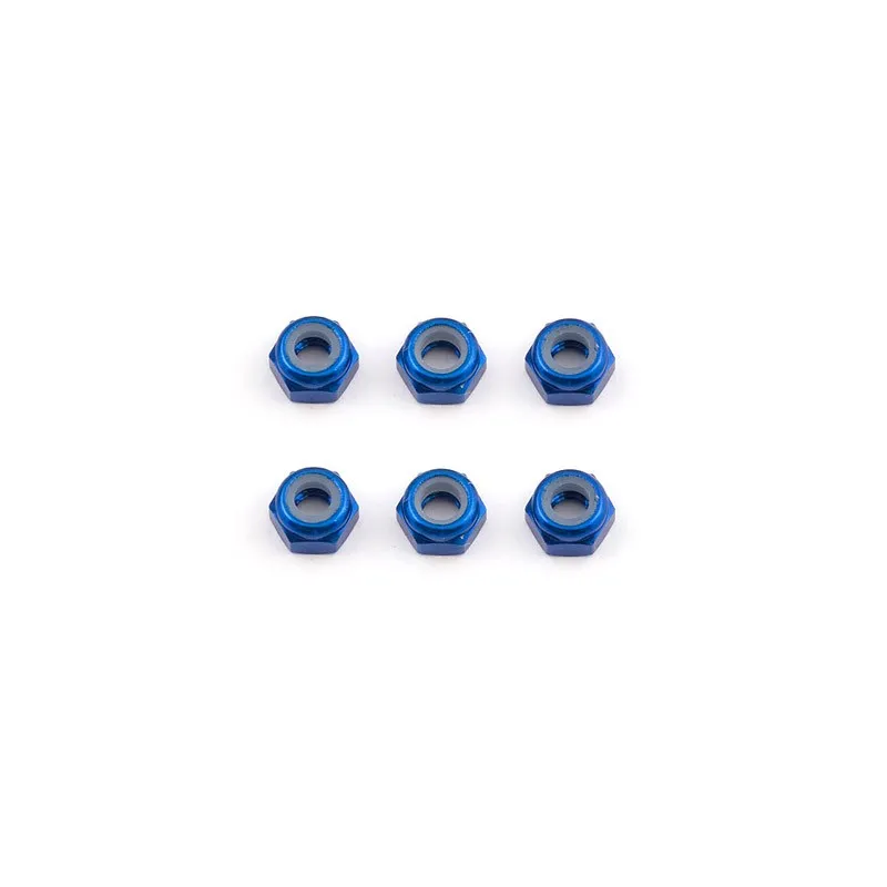 ASSOCIATED FT M3 LOCKNUT BLUE ALUMINIUM