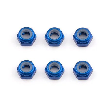 ASSOCIATED FT M3 LOCKNUT BLUE ALUMINIUM
