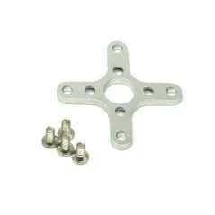 Cross Motor Mount X Style Holder Silver 
