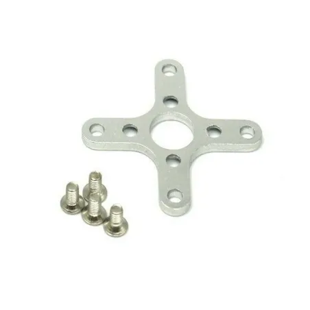 Cross Motor Mount X Style Holder Silver 