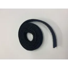 10mm Wide Velcro (loops & hooks integrated) 1 Meter - Black 