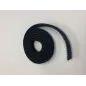 10mm Wide hook and loop (loops & hooks integrated) 1 Meter - Black 