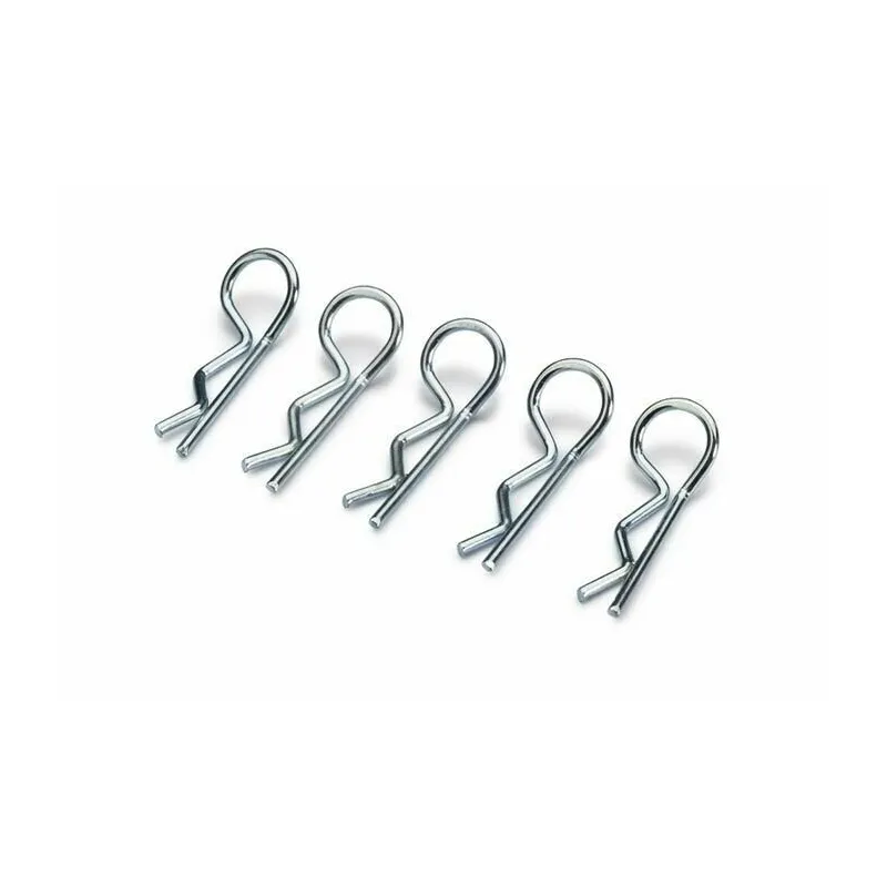 Body Clips silver (PK 5 ) 