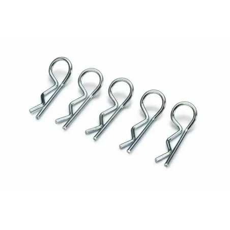 Body Clips silver (PK 5 ) 
