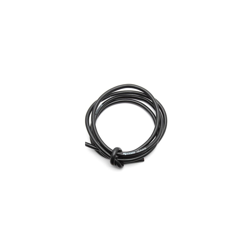 REEDY PRO SILICONE WIRE 12AWG BLACK (1m)