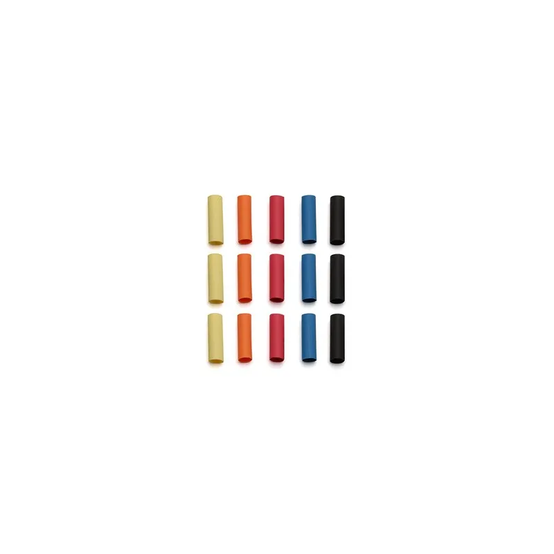 REEDY SHRINK TUBING 15 PIECES (3 OF EACH COLOUR)