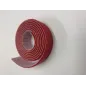 20mm Wide hook and loop (loops & hooks integrated) 1 Meter - Red