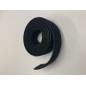 20mm Wide hook and loop (loops & hooks integrated) 1 Meter - BLACK