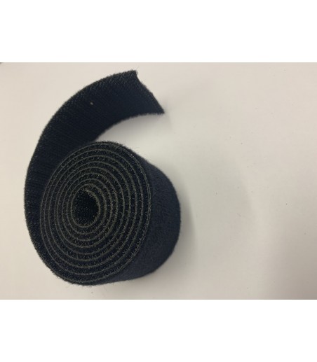 30mm Wide Velcro (loops & hooks integrated) 1 Meter - Black