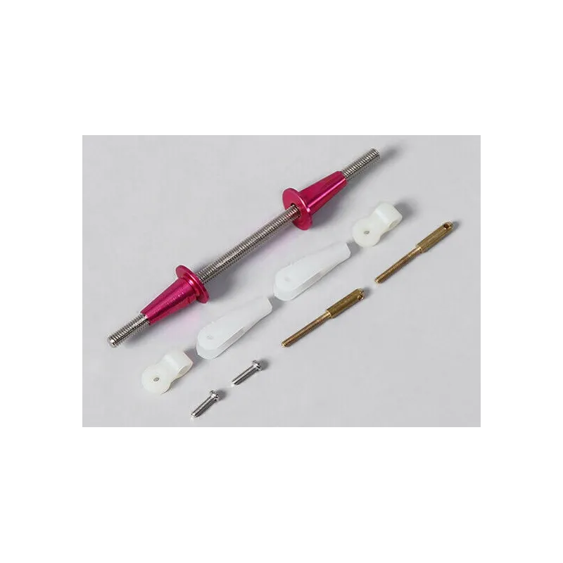 Heavy Duty Rudder Control Rod with Clevis M4 x 98mm