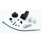 TRI-Copter Servo Mount Set with Gear (Black)