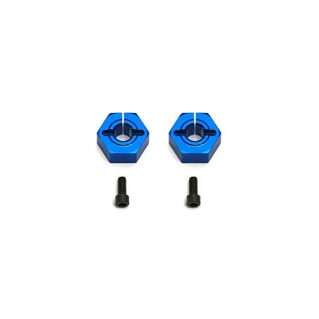 TEAM ASSOCIATED 12MM ALUM. CLAMPING WHEEL HEX SC10 FRONT