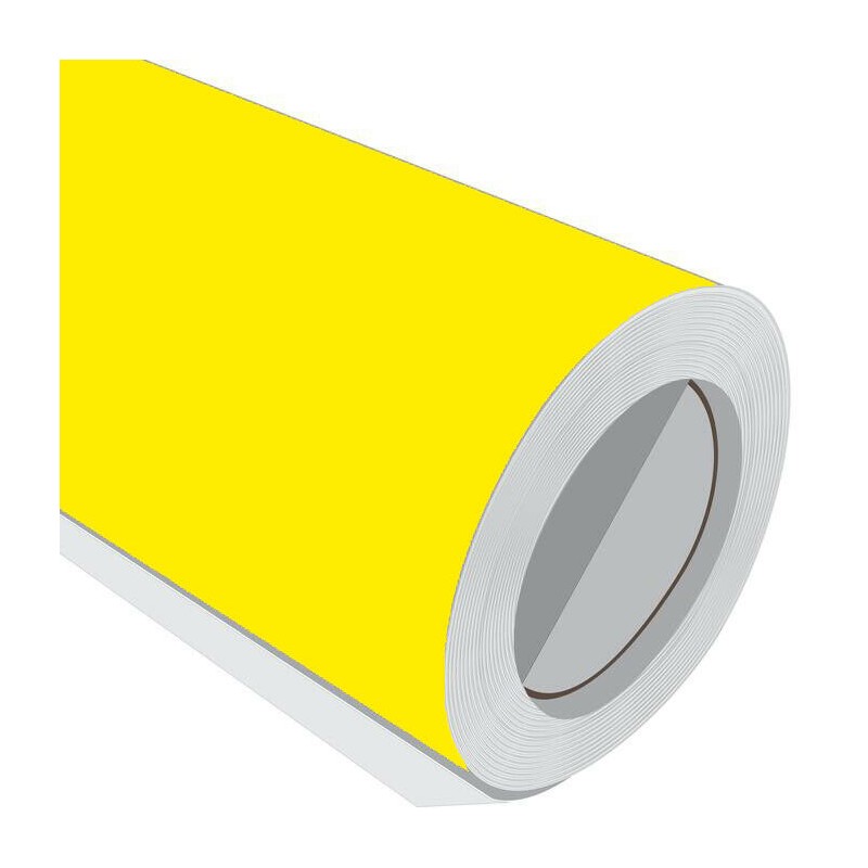 Self Adhesive Bright Yellow Gloss Vinyl 610mm x 1meter  