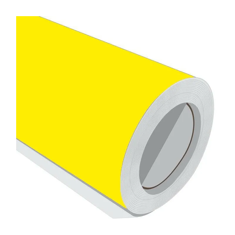 Self Adhesive Bright Yellow Gloss Vinyl 610mm x 1meter 