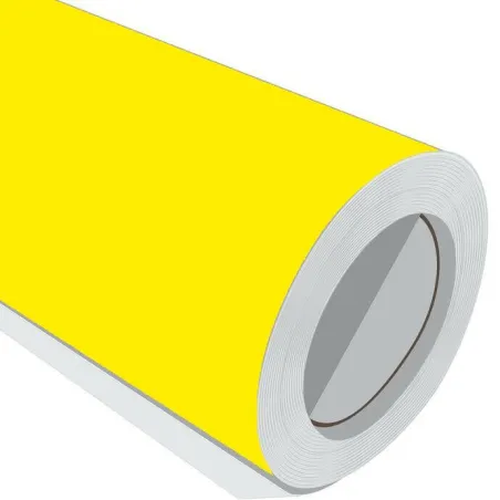 Self Adhesive Bright Yellow Gloss Vinyl 610mm x 1meter 