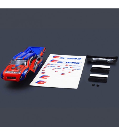 CARISMA GT24TR TRUGGY BODY PAINTED BODY SET (RED/BLUE)