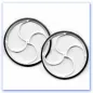 65mm GWS Ultra Light Wheels with Rubber Tyres 1 pair