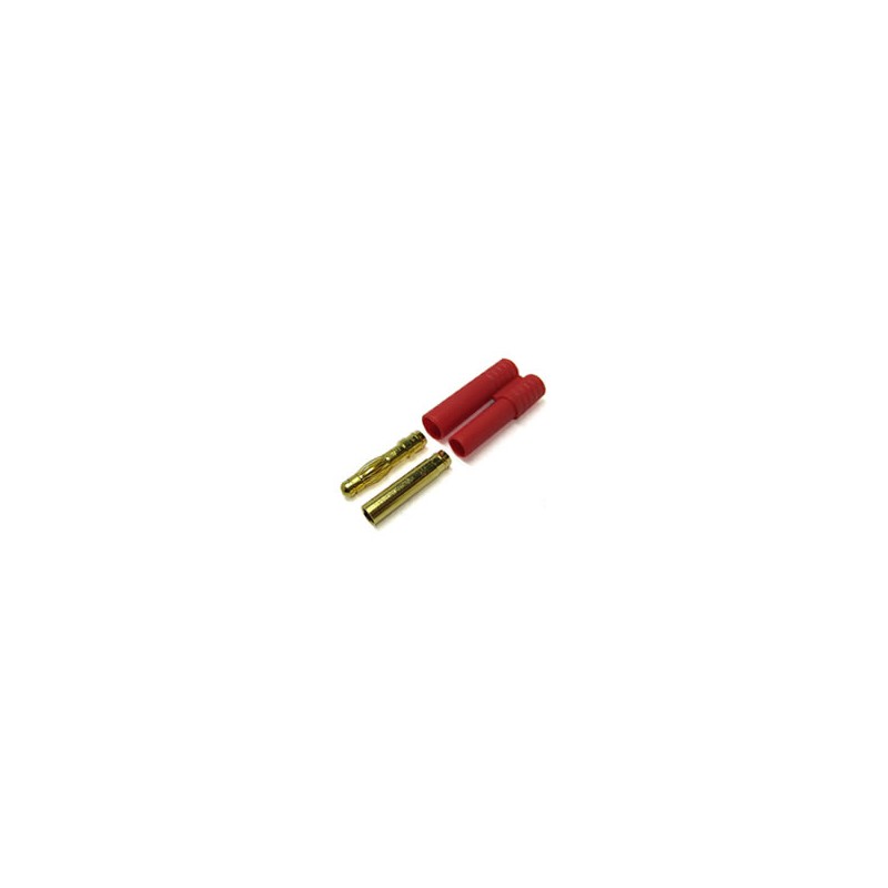 Etronix 4.0mm Gold Connector W/Housing