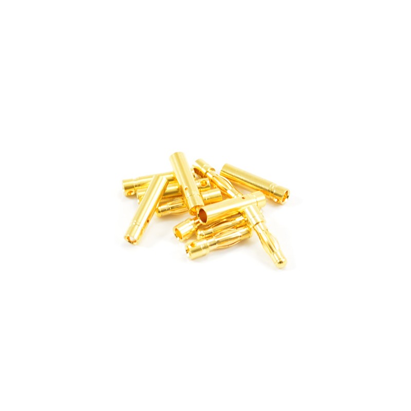 ETRONIX 4.0MM GOLD CONNECTORS (6 PAIRS MALE/FEMALE)