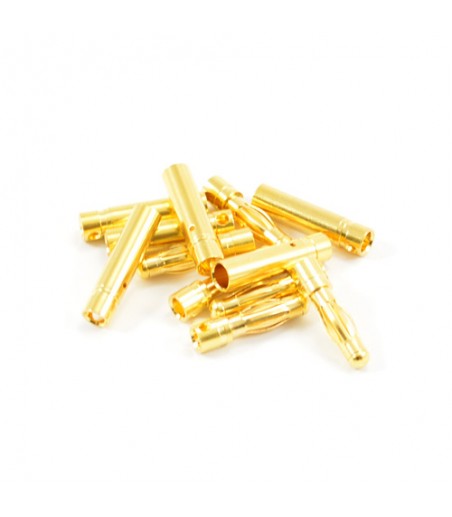 ETRONIX 4.0MM GOLD CONNECTORS (6 PAIRS MALE/FEMALE)
