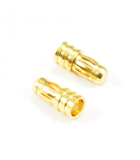 ETRONIX 5.0MM MALE GOLD CONNECTOR (2)