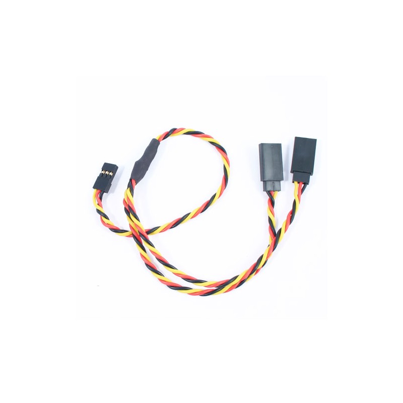 Etronix 30cm 22Awg Jr Twisted Y Extension Wire