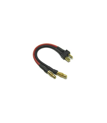 Etronix Male Deans To Two 4.0mm Male Connector Adapter
