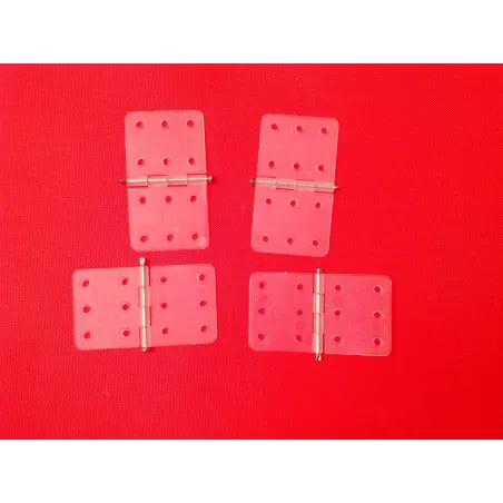 Plastic hinges L16 x W28mm 4 pack 