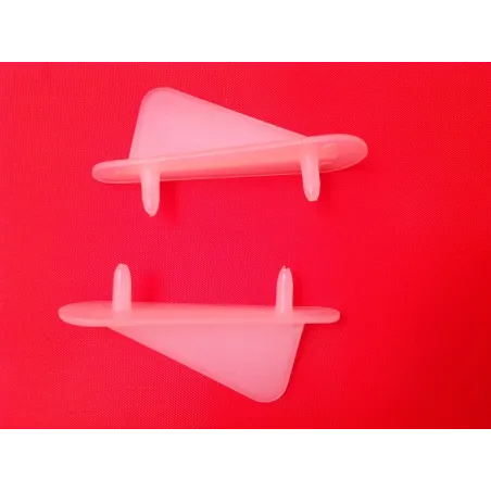 L60xH21.5mm Wing Tips / Tail Skids 2 pack