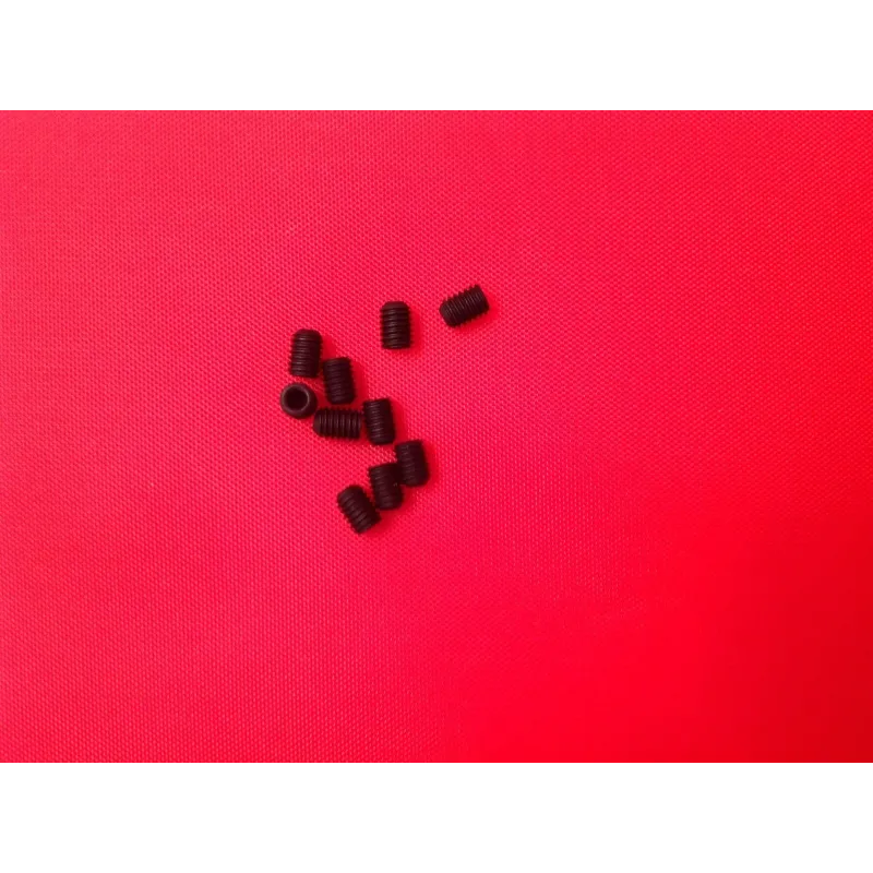 M3 X 5mm Flat Point Set / Grub Screws 10 pack