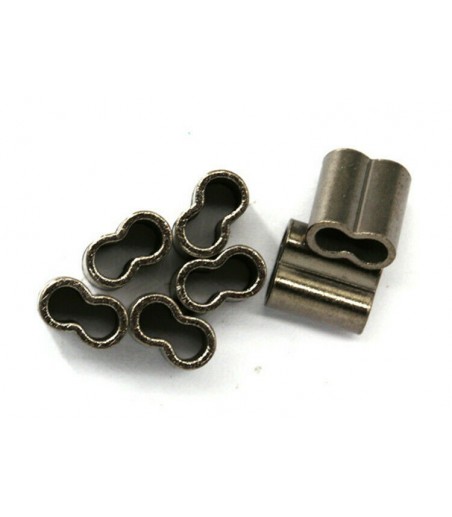 double sleeve crimping ferrules 1.2mm for 1.0 wires 10 pack