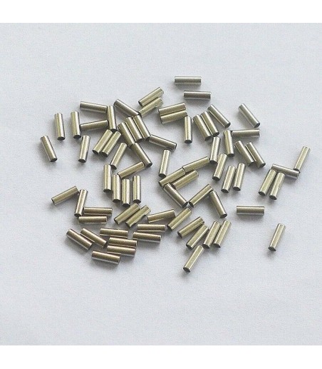 single sleeve crimping ferrules 2.0mm for 1.0mm wires 10 pack