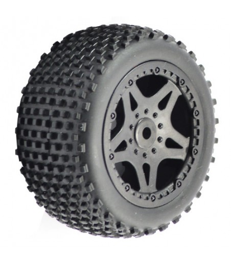 FTX SURGE REAR BUGGY MOUNTED WHEELS/TYRES (PR)