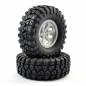 FTX OUTBACK PRE-MOUNTED 6HEX/TYRE (2) - GREY