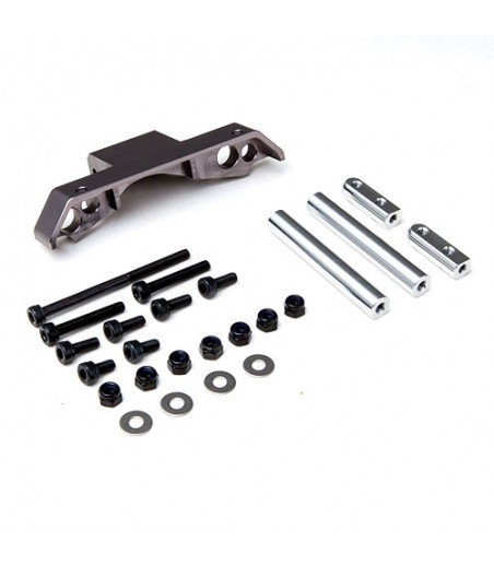 GMADE GS01 FRONT AXLE TRUSS UPPER LINK MOUNT (TI. GREY)