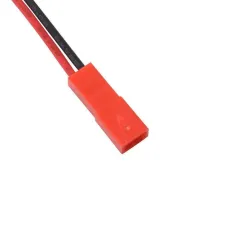  JST Connector Pair Plug + Socket 2pin Battery leads Red + Black Wire 100mm