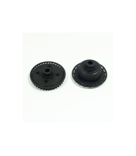HOBAO H4E GEAR DIFFERENTIAL CASE & PULLEY