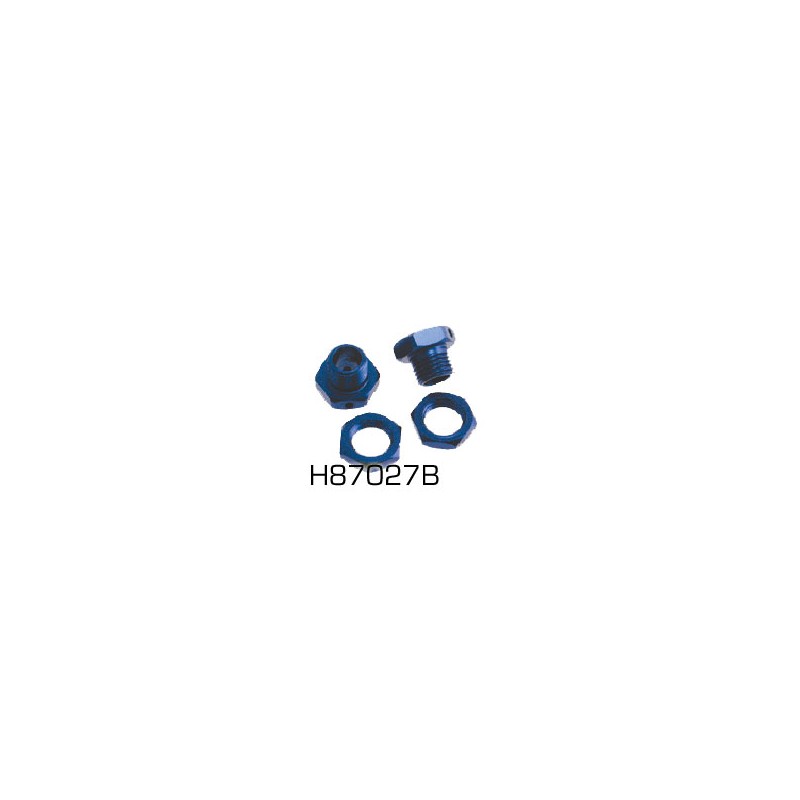 HoBao Hyper 7 Blue Wheel Hub Set (Hbm6-A/B Large Axle Only)