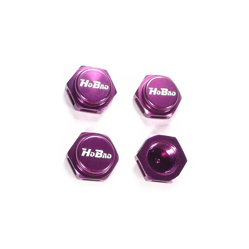 HoBao 'Hobao' Wheel Hex Hubs Purple