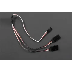 Futaba type Servo Y extension cable (300mm)