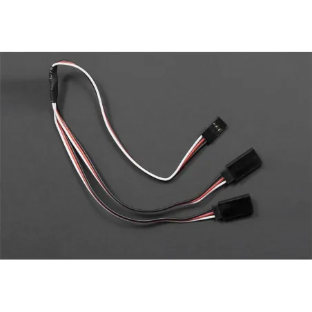 Futaba type Servo Y extension cable (300mm)