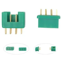 MPX Connector's plug RC 24K Connector Goldplated 2 pairs