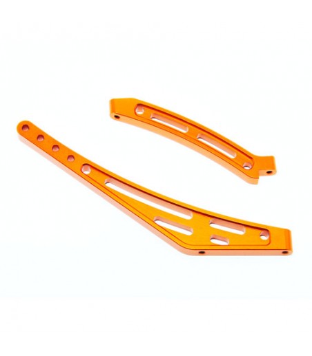 HOBAO HYPER SS CAGE TRUGGY CNC F/R CHASSIS STIFFENER SET