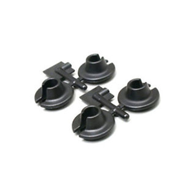 RPM LOSI/TRAXXAS/MGT/HPI SPRING CUPS - BLACK
