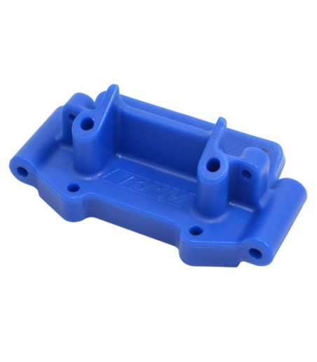 RPM BLUE FRONT BULKHEAD FOR TRAXXAS 2WD VEHICLES