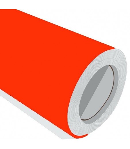 Self Adhesive Dark Orange (Light Red)  Gloss Vinyl 610mm x 1meter  