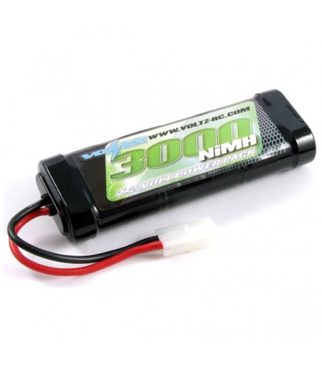 Voltz 3000Mah 7.2v NiMH Stick Battery W/Tamiya Connector