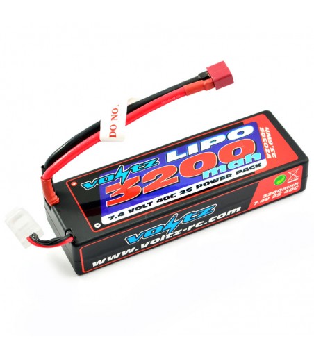 Voltz 3200Mah 2S 7.4V 40C HardCase Lipo Stick Battery Pack